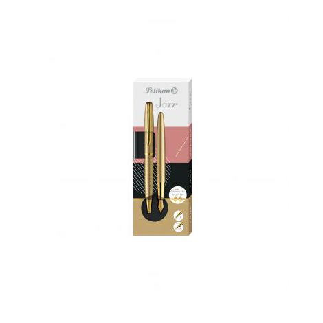 Zestaw Pelikan Jazz Noble Elegance Długopis + Pióro wieczne, Gold - 3